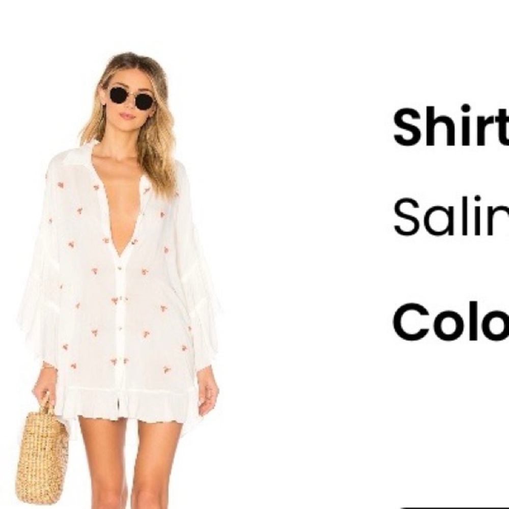 Salina’s shirt dress in bordado